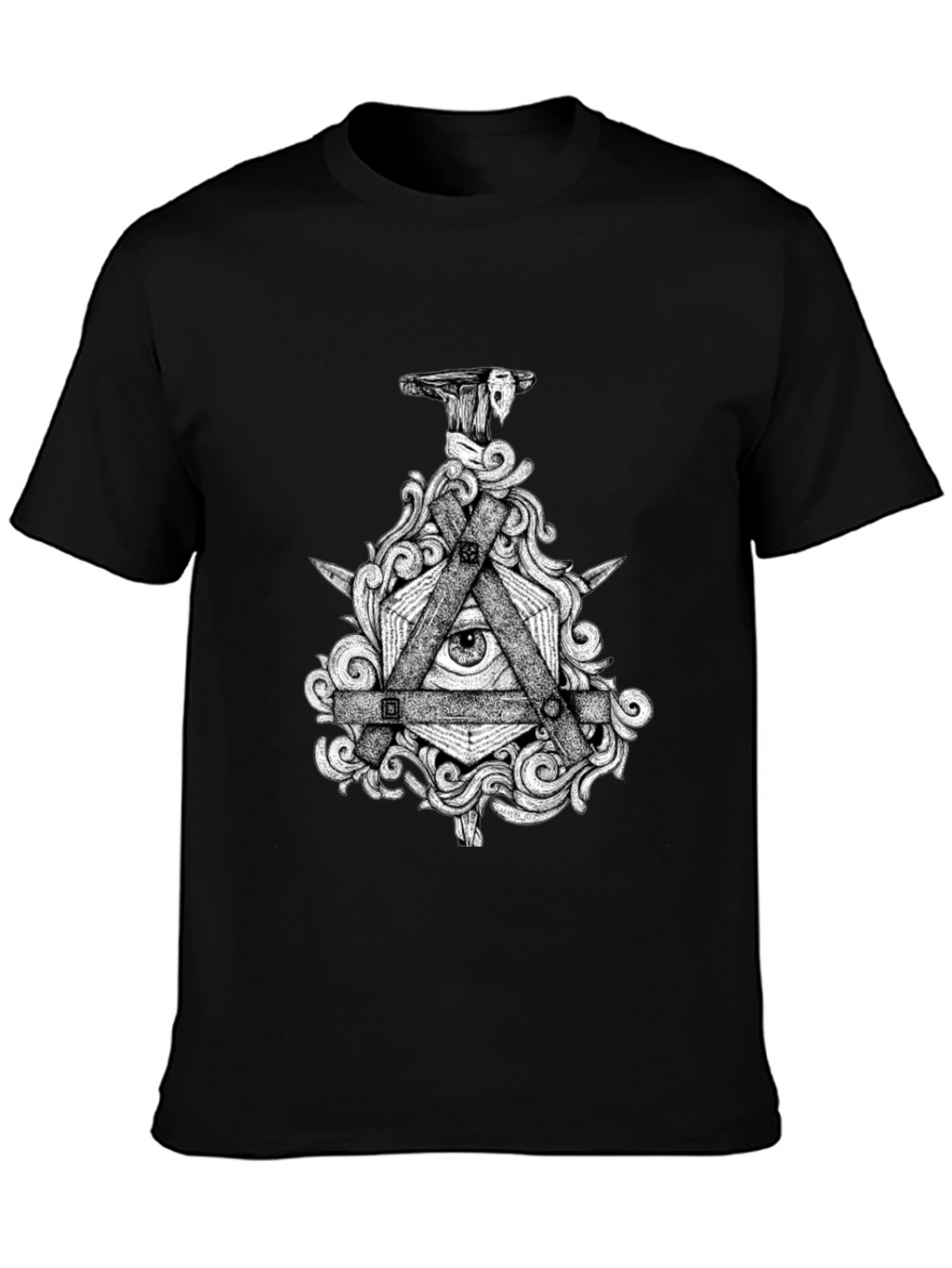 Mystic Eye Graphic Black T-Shirt