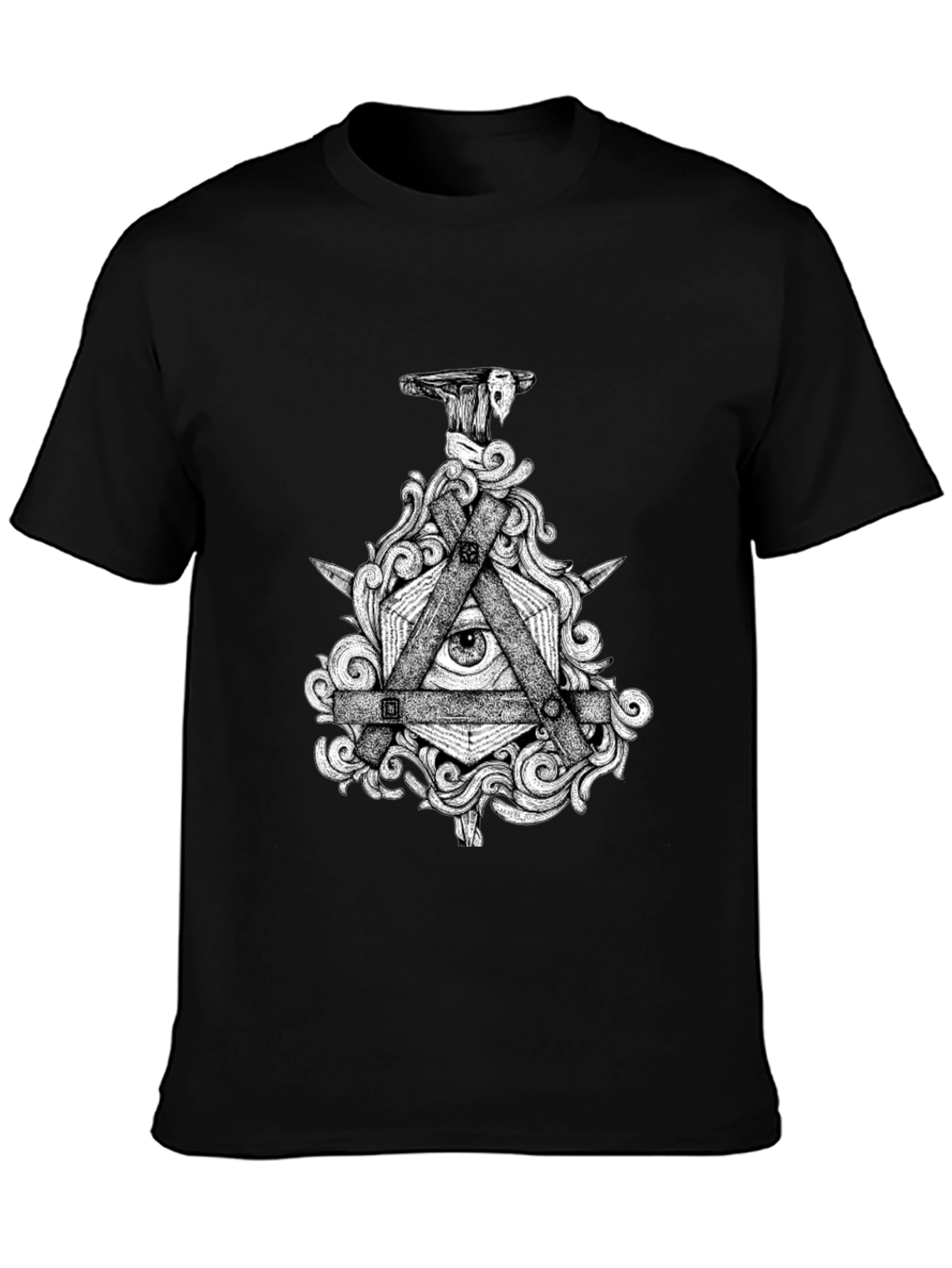 Mystic Eye Graphic Black T-Shirt