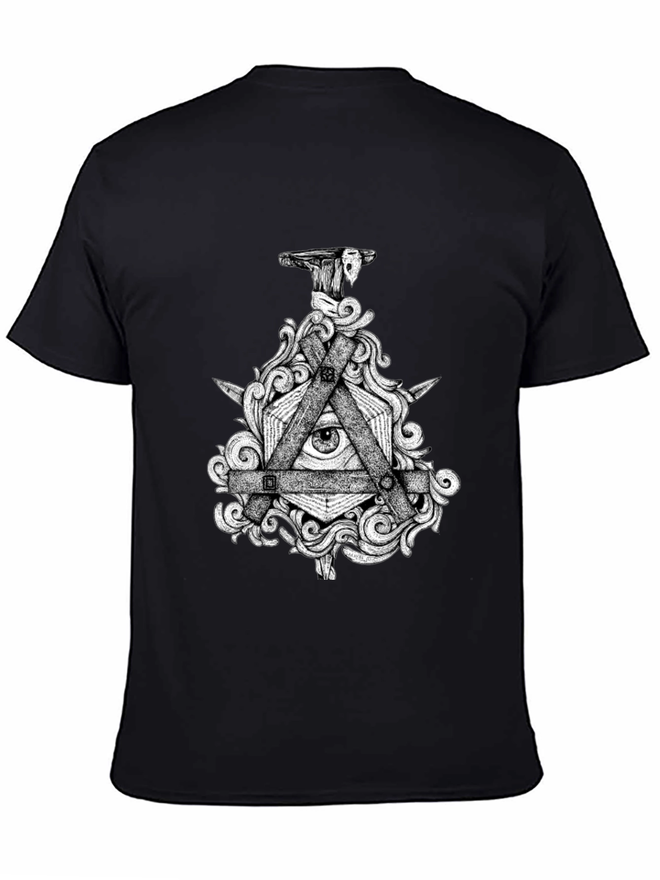 Mystic Eye Graphic Black T-Shirt