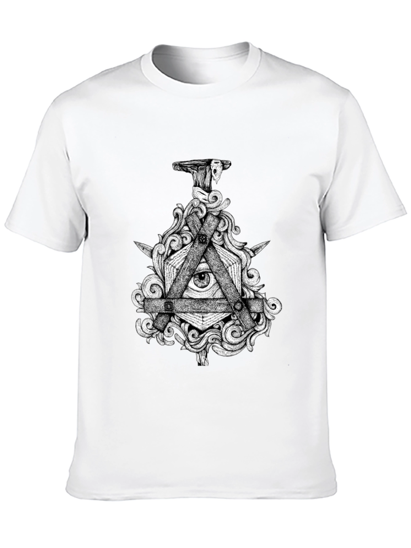 Mystic Eye Graphic Black T-Shirt