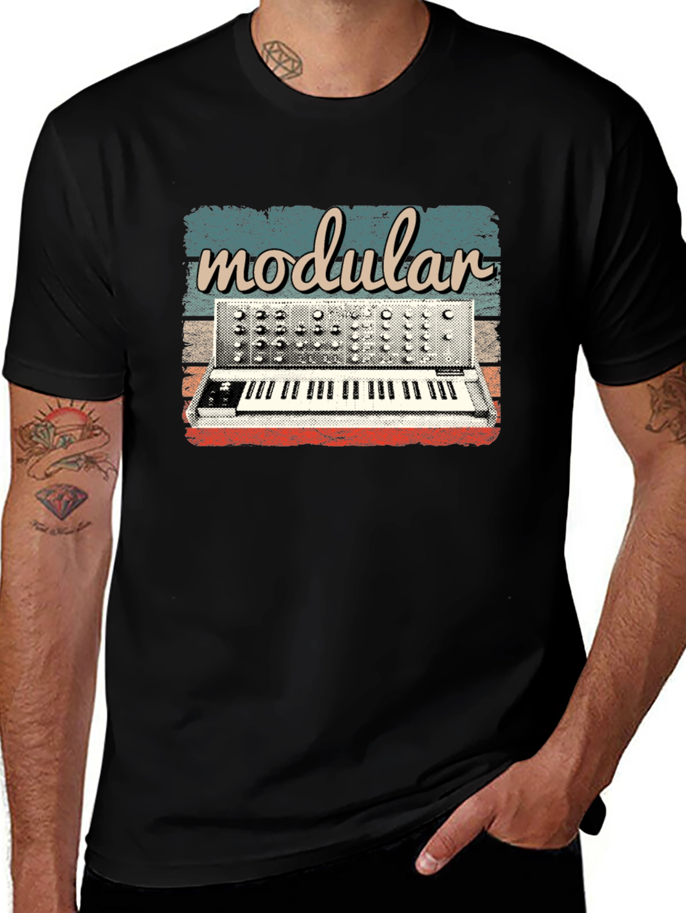 Modular Synthesizer Retro T-Shirt