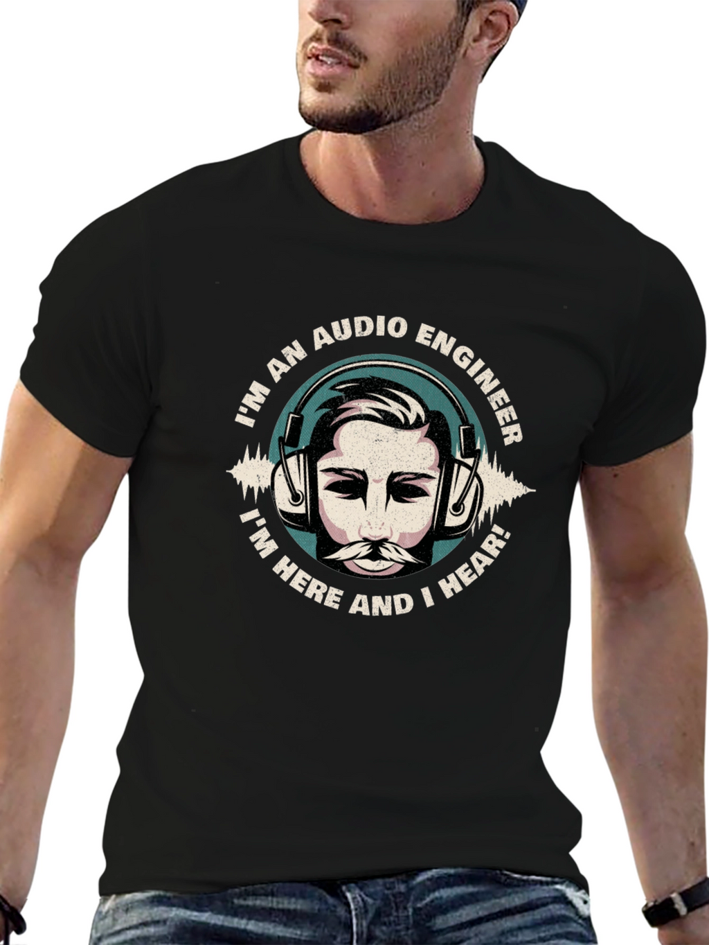 Audio Engineer T-Shirt - Hear and Present