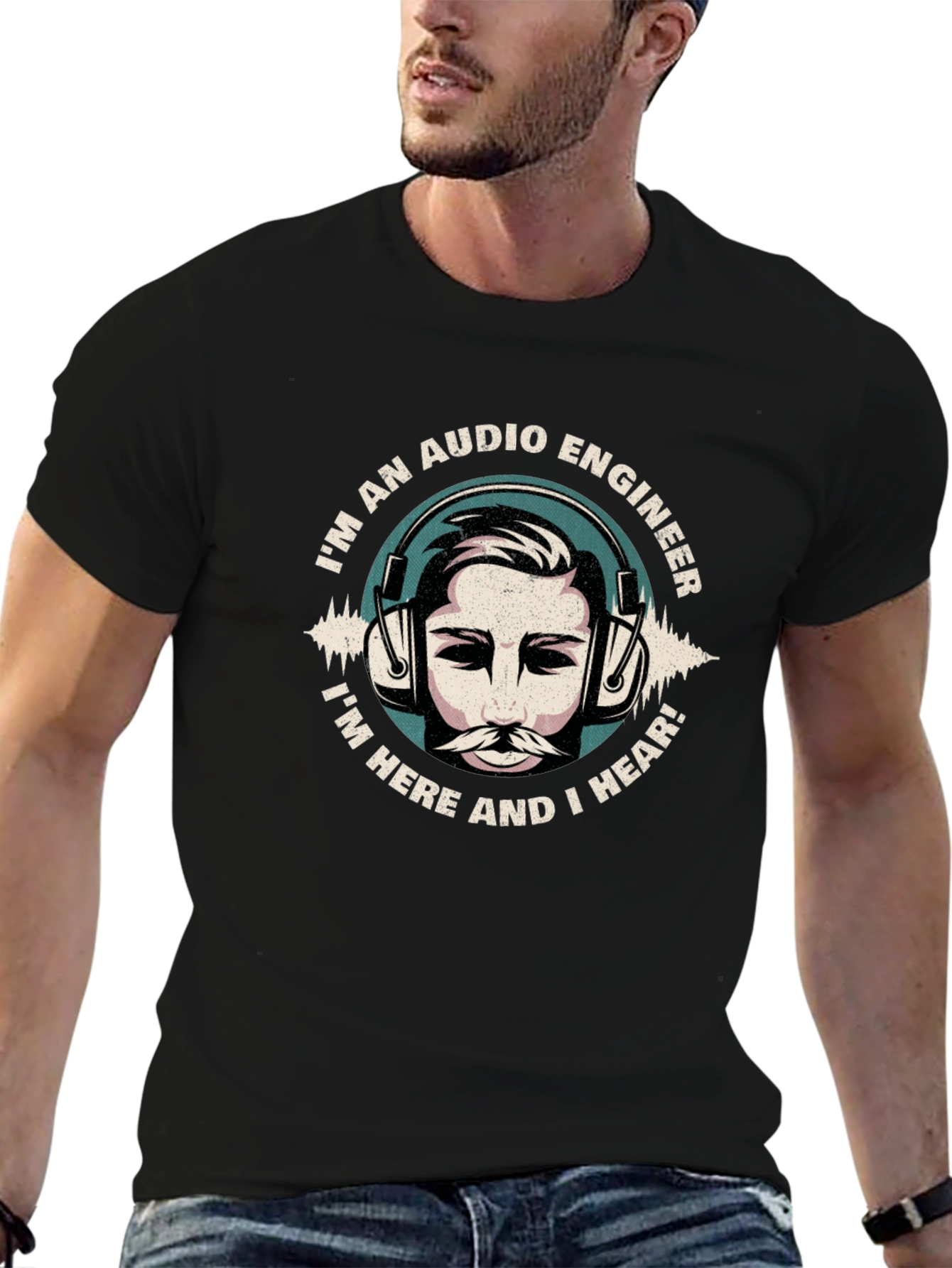 Audio Engineer T-Shirt - Hear and Present