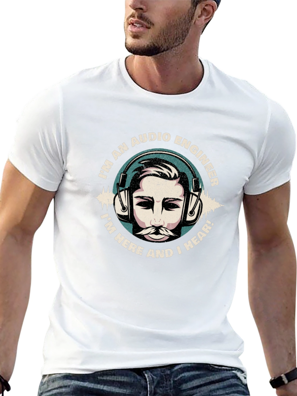 Audio Engineer T-Shirt - Hear and Present