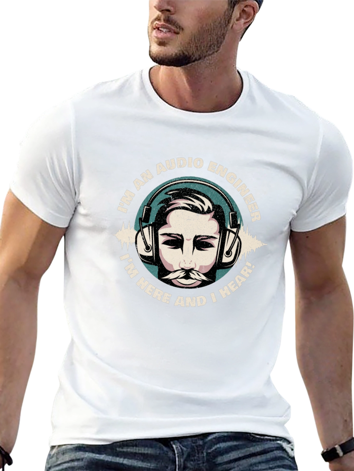 Audio Engineer T-Shirt - Hear and Present