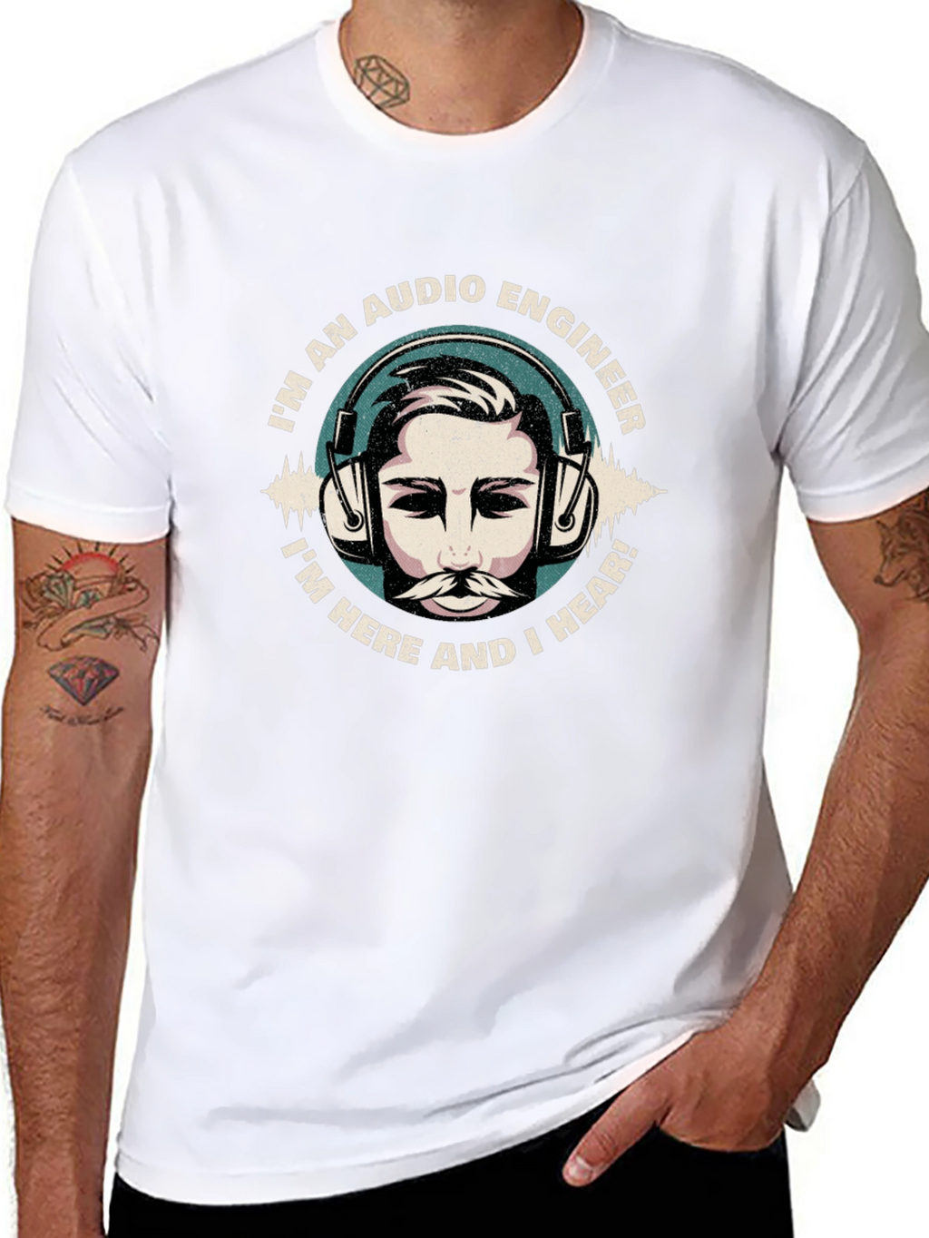 Audio Engineer T-Shirt - Hear and Present