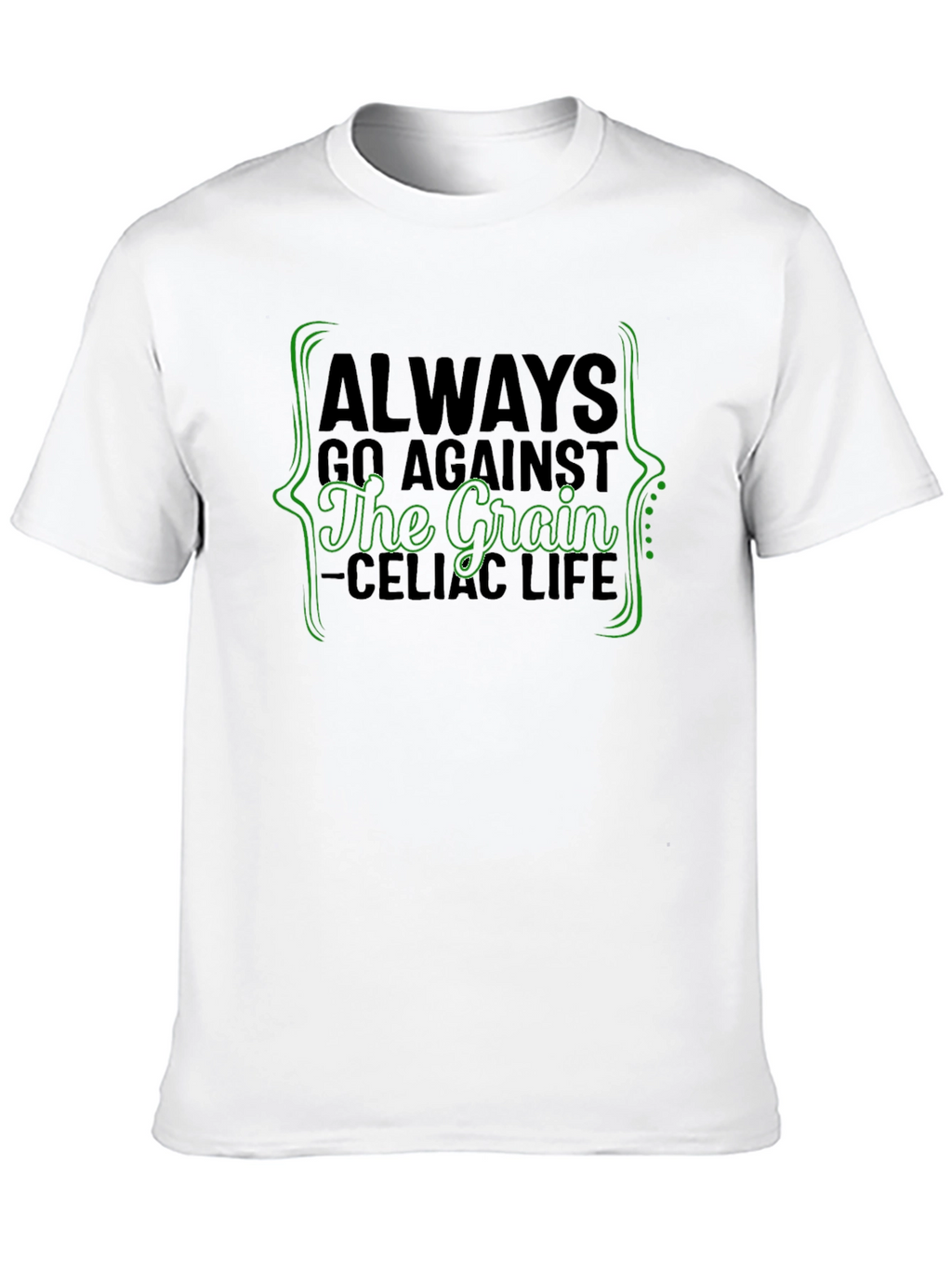 Always Against the Grain Black T-Shirt