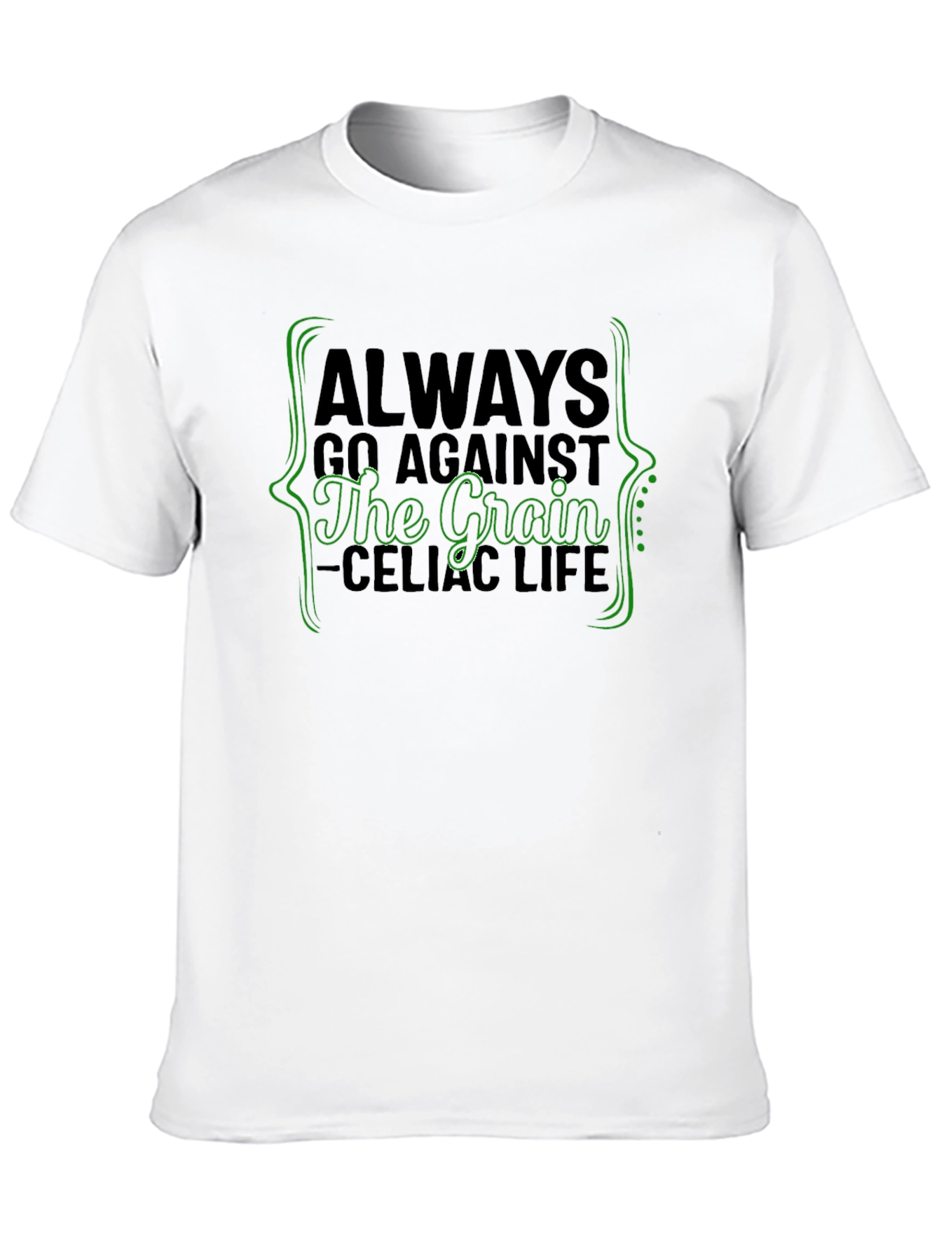 Always Against the Grain Black T-Shirt
