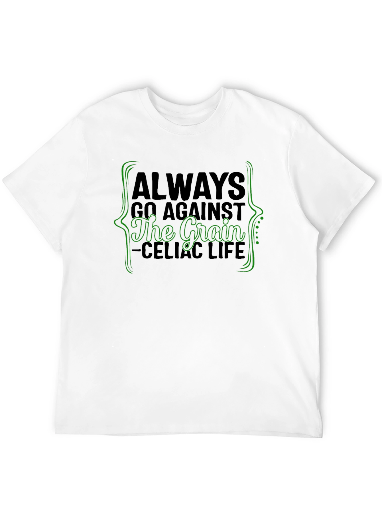 Always Against the Grain Black T-Shirt