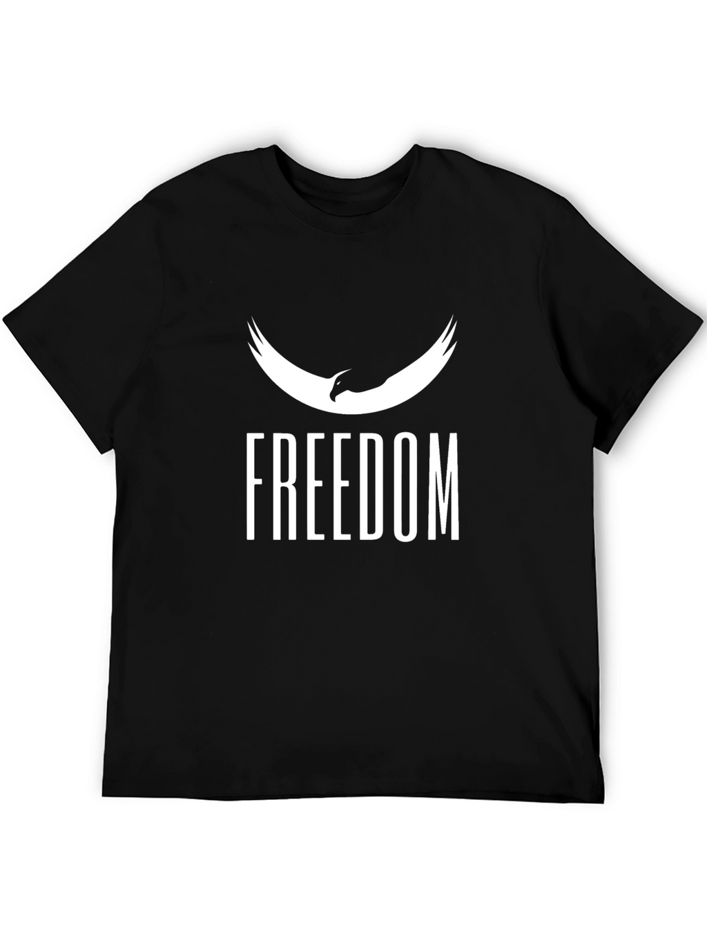 Freedom Graphic Black T-Shirt for Men