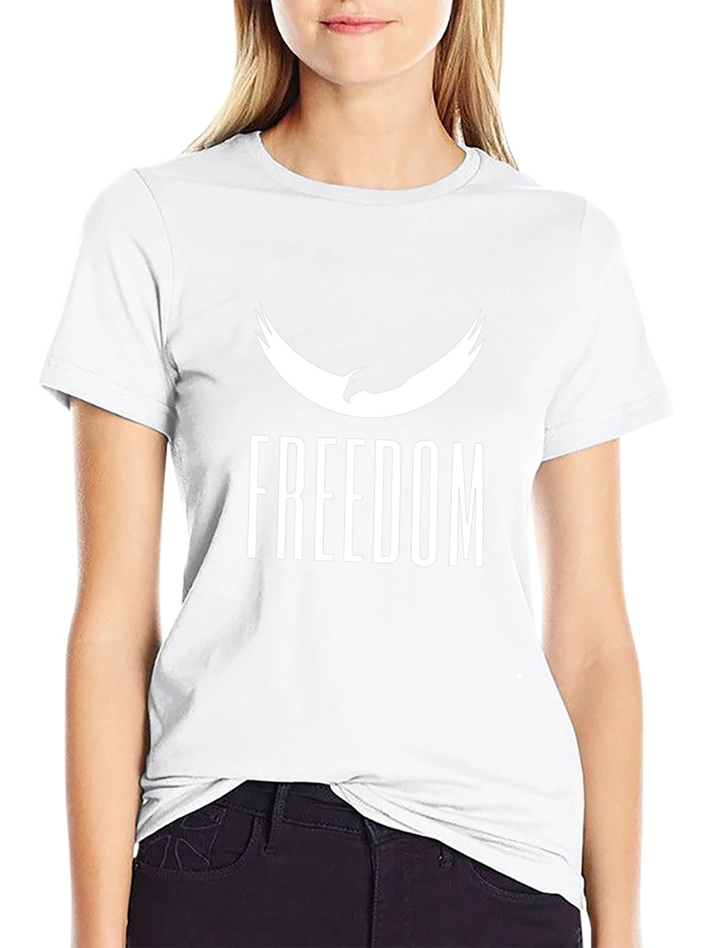 Freedom Graphic Black T-Shirt for Men