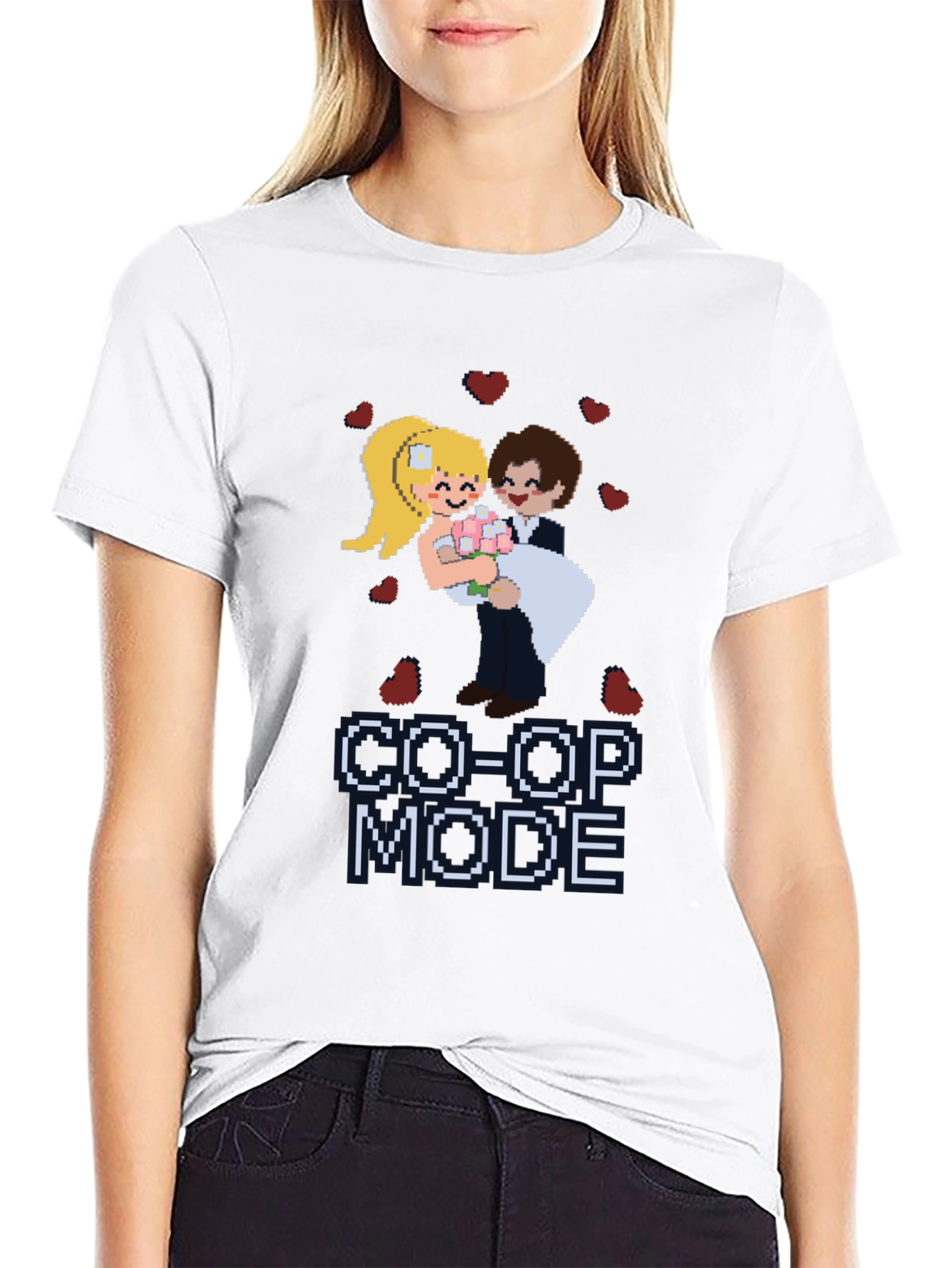 Co-Op Mode Pixel Art T-Shirt
