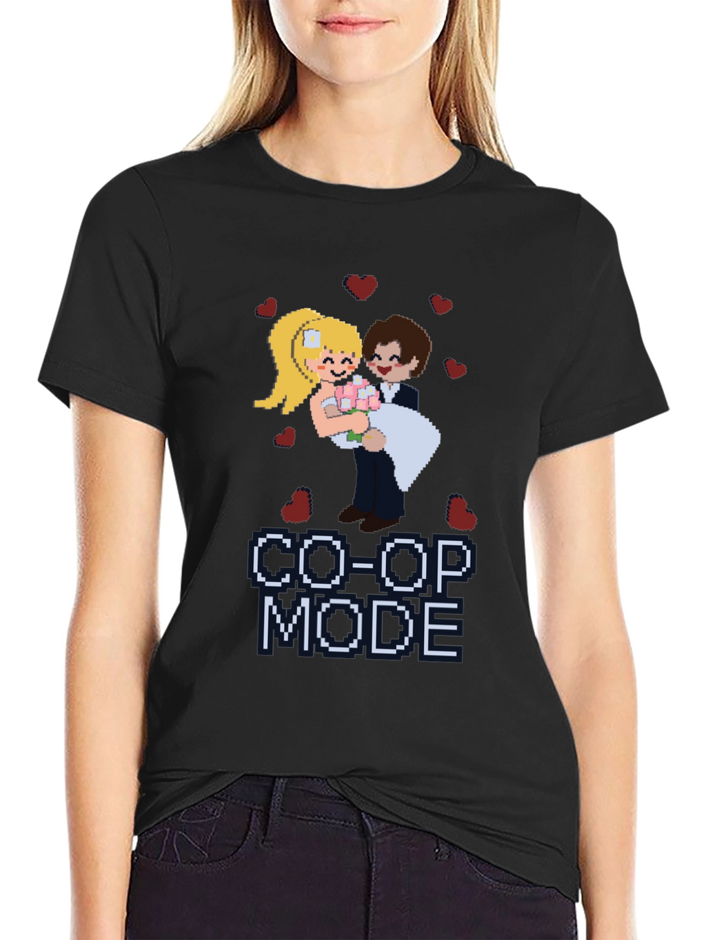 Co-Op Mode Pixel Art T-Shirt