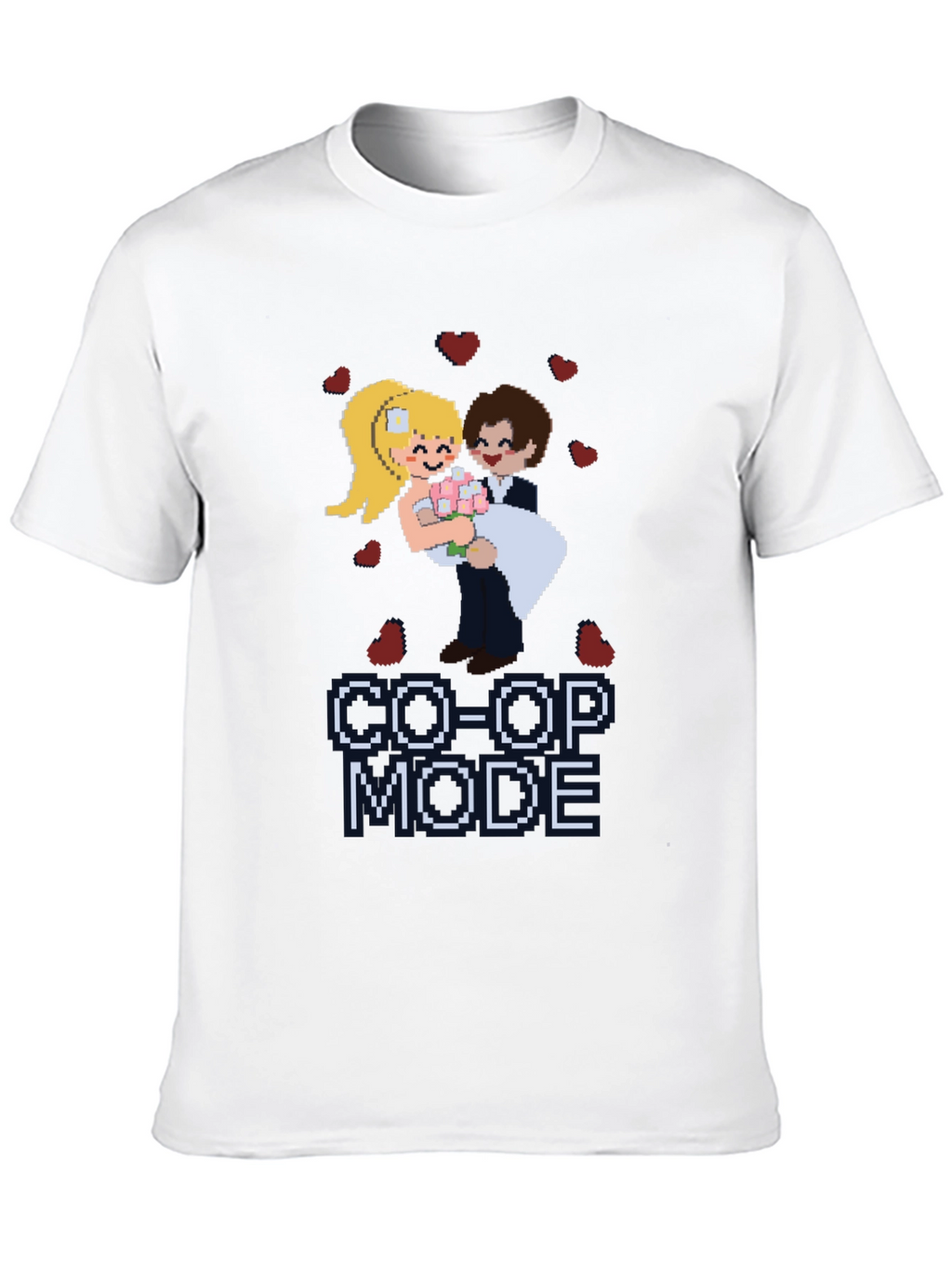 Co-Op Mode Pixel Art T-Shirt