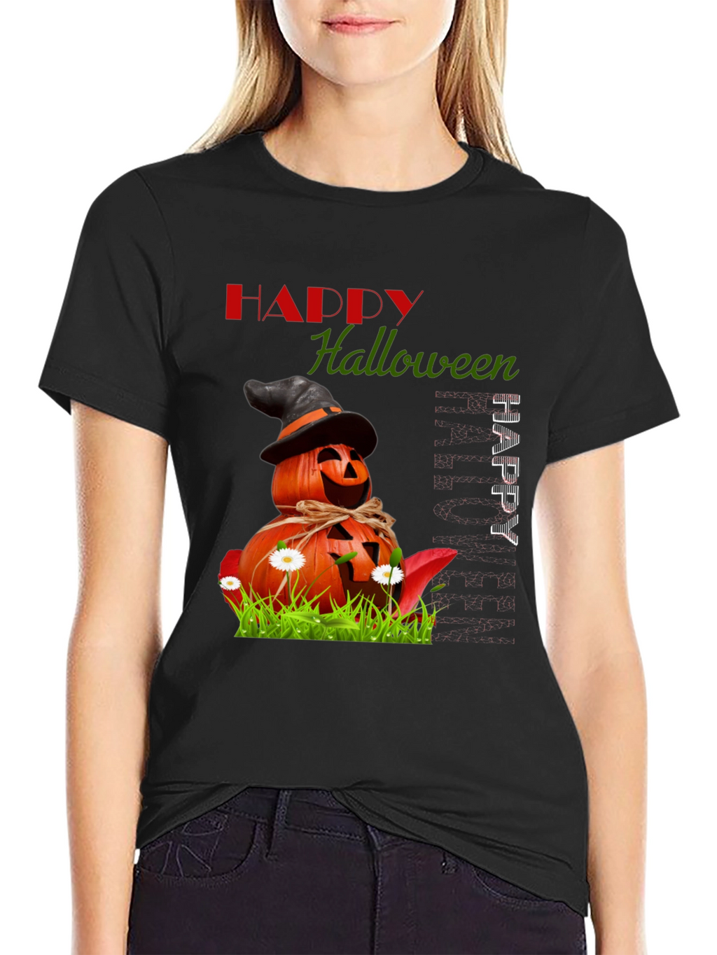 Halloween Pumpkin Stack T-Shirt