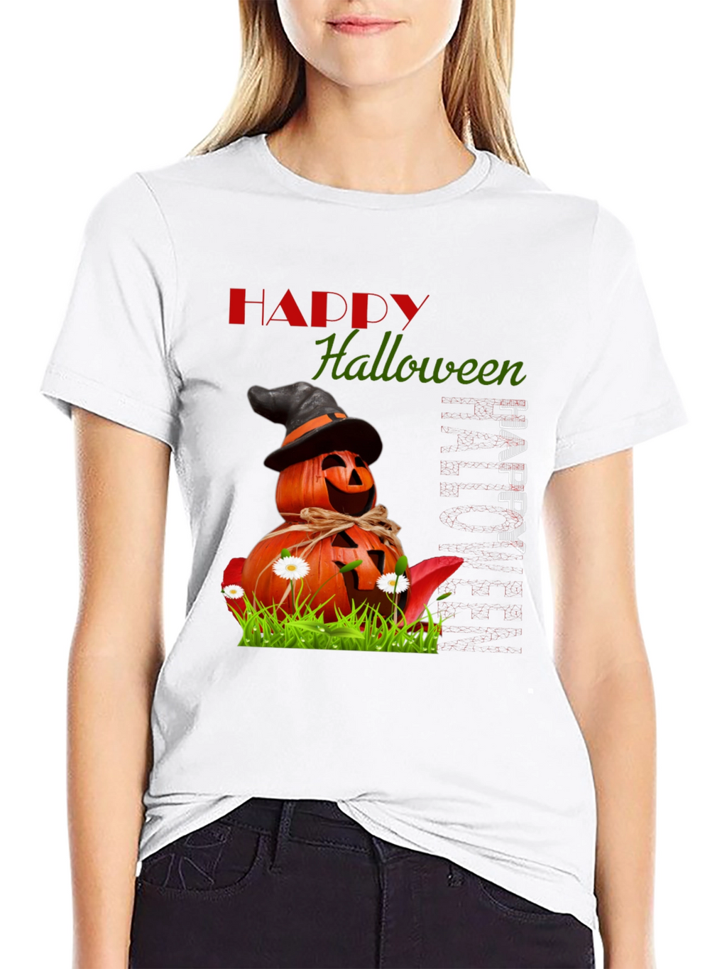 Halloween Pumpkin Stack T-Shirt