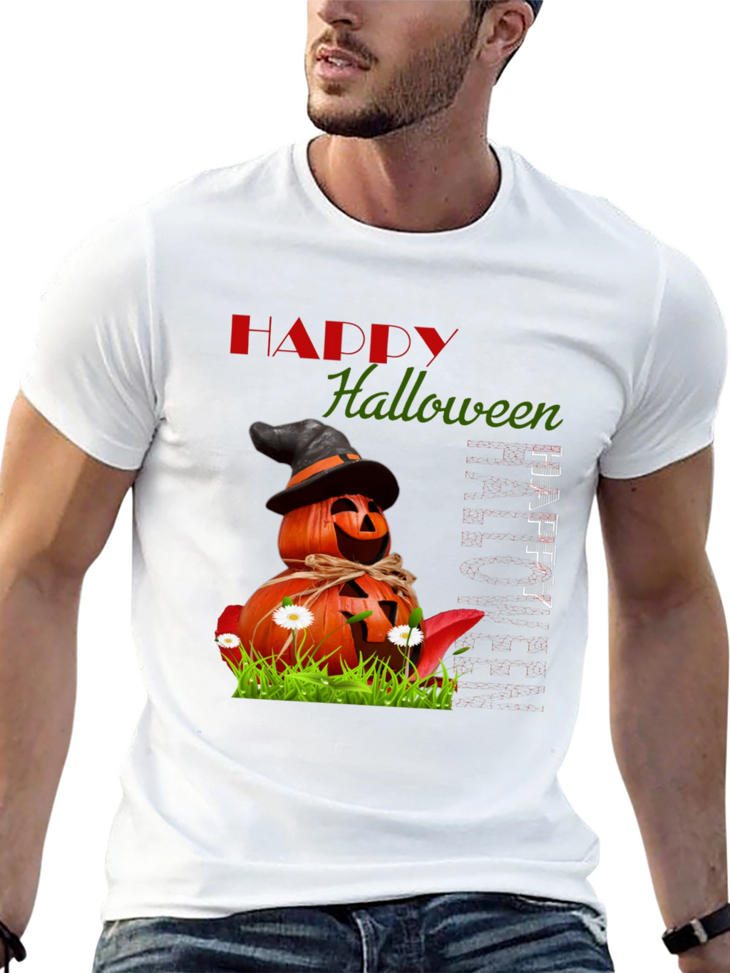 Halloween Pumpkin Stack T-Shirt