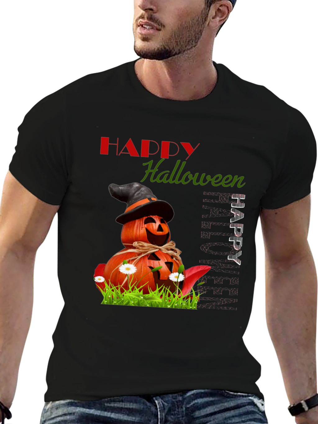 Halloween Pumpkin Stack T-Shirt