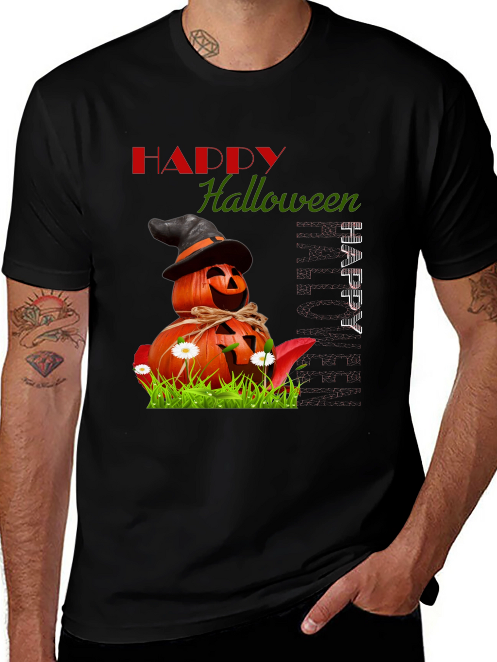 Halloween Pumpkin Stack T-Shirt
