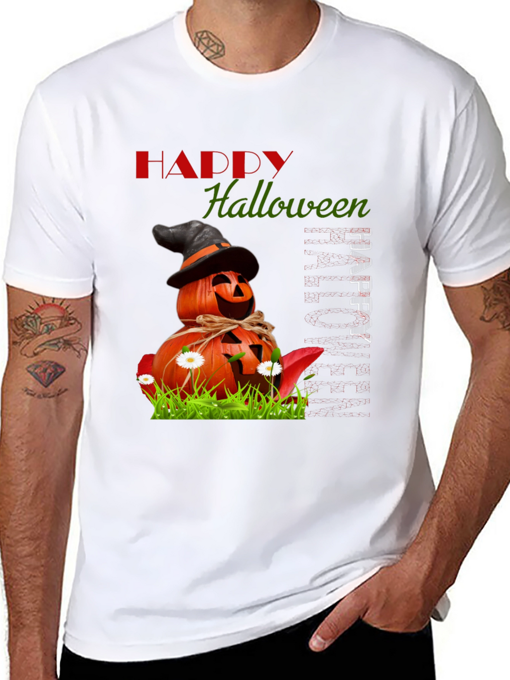 Halloween Pumpkin Stack T-Shirt