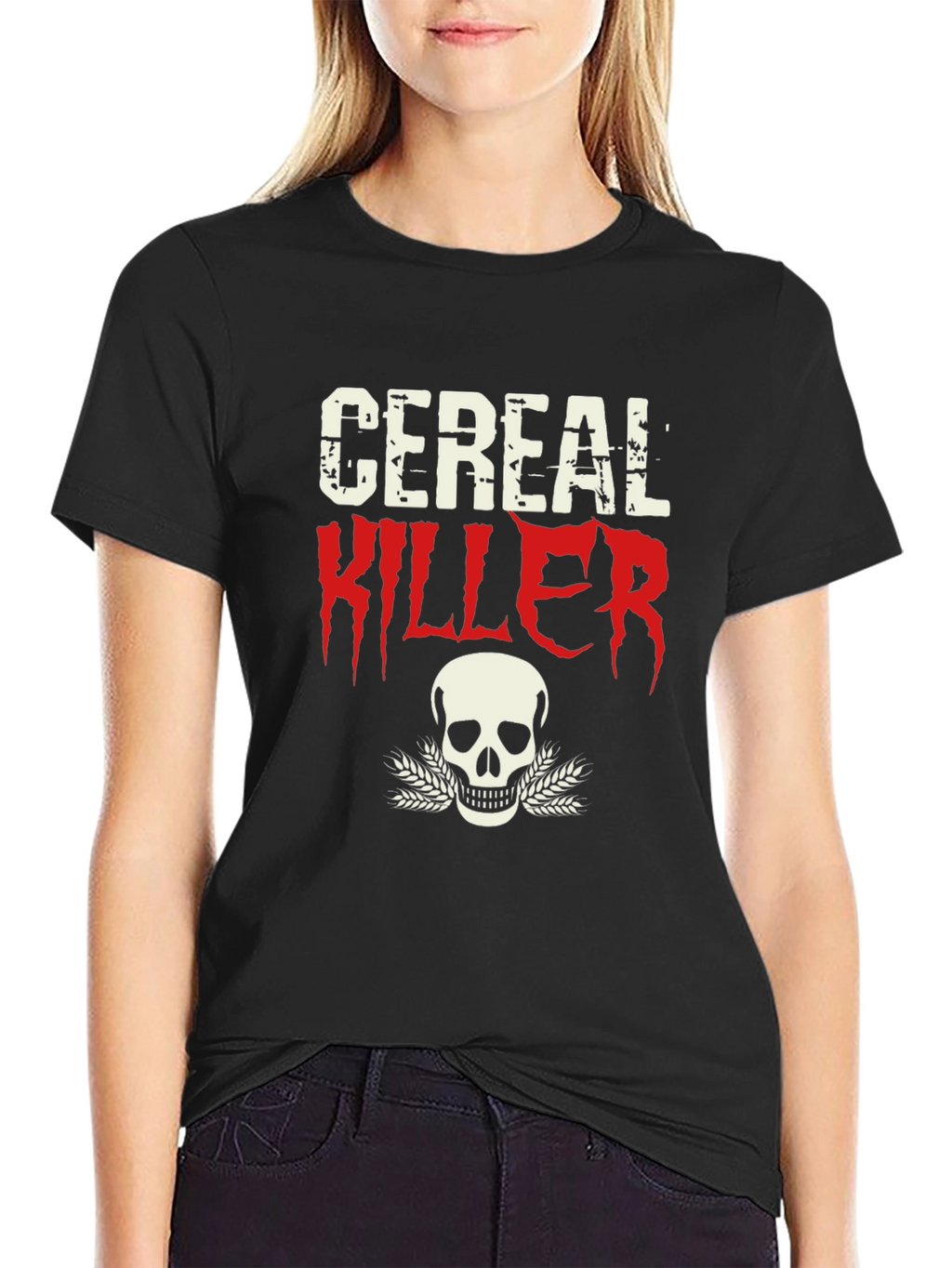 Cereal Killer T-Shirt - Skull Graphic Tee