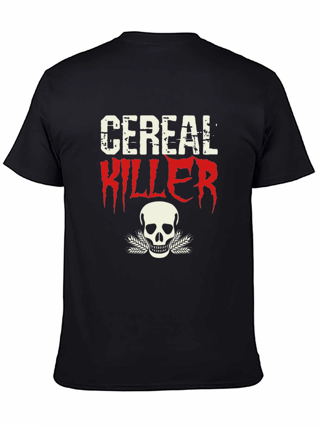 Cereal Killer T-Shirt - Skull Graphic Tee