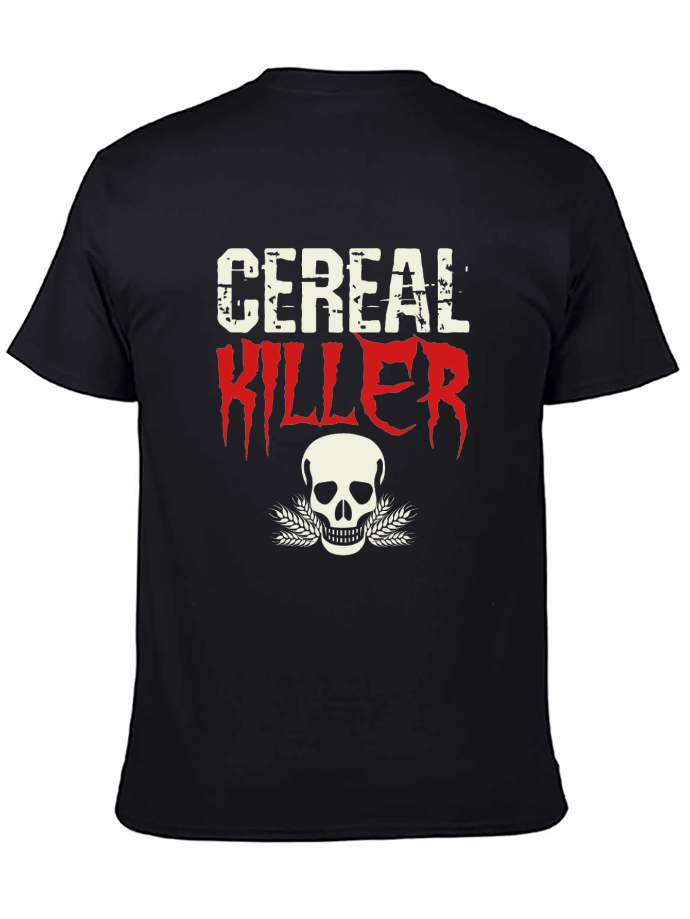 Cereal Killer T-Shirt - Skull Graphic Tee