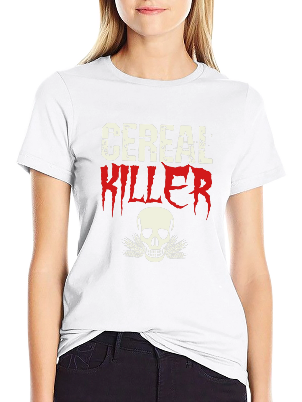 Cereal Killer T-Shirt - Skull Graphic Tee