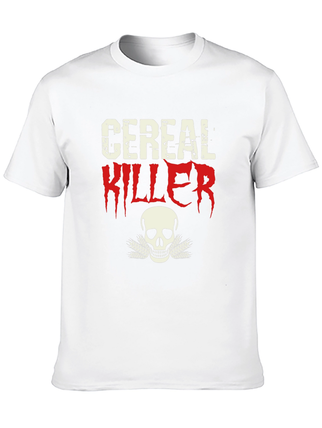 Cereal Killer T-Shirt - Skull Graphic Tee