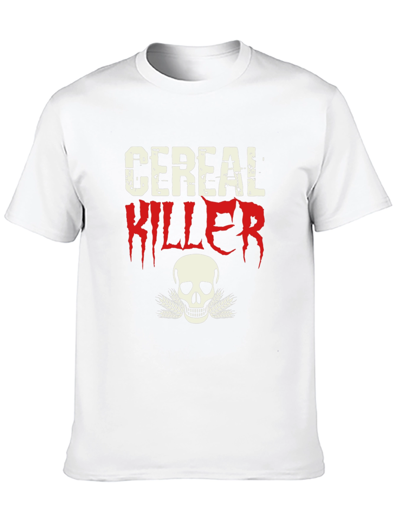 Cereal Killer T-Shirt - Skull Graphic Tee