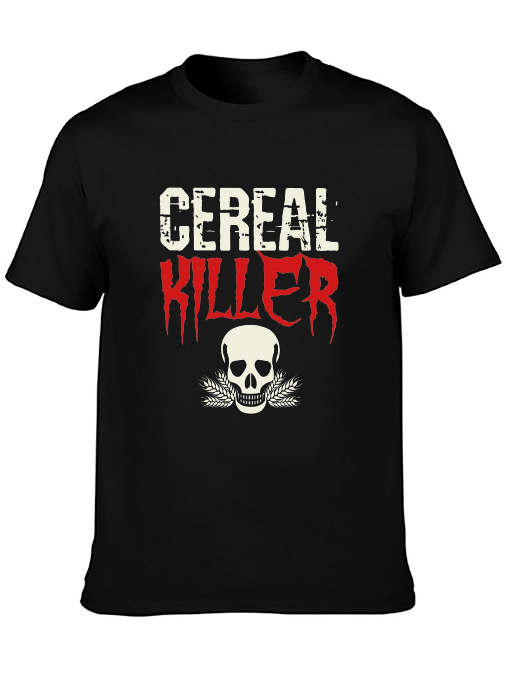 Cereal Killer T-Shirt - Skull Graphic Tee