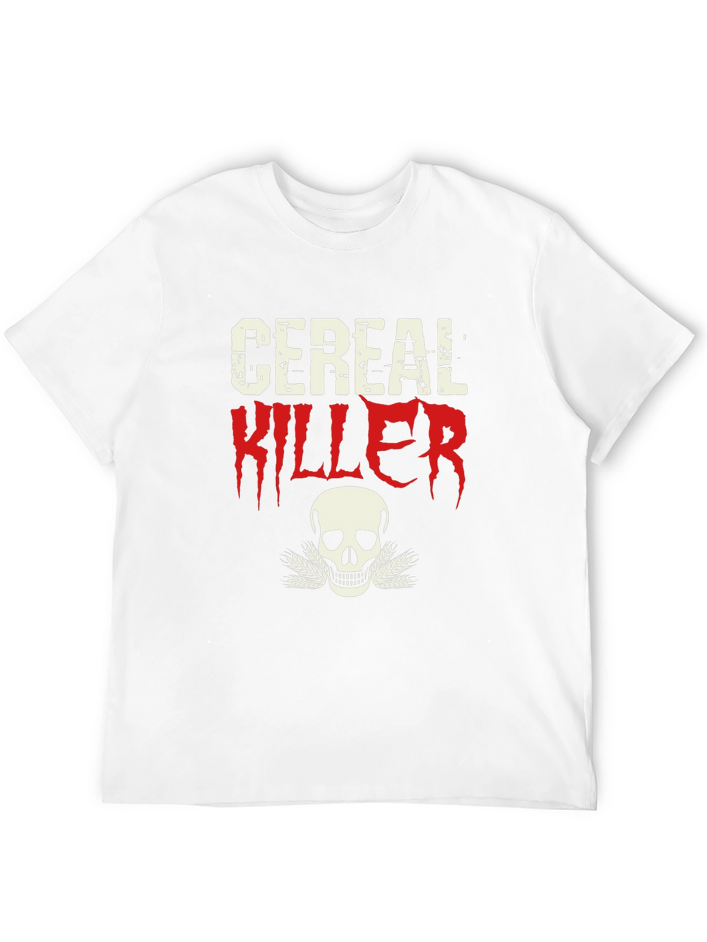 Cereal Killer T-Shirt - Skull Graphic Tee