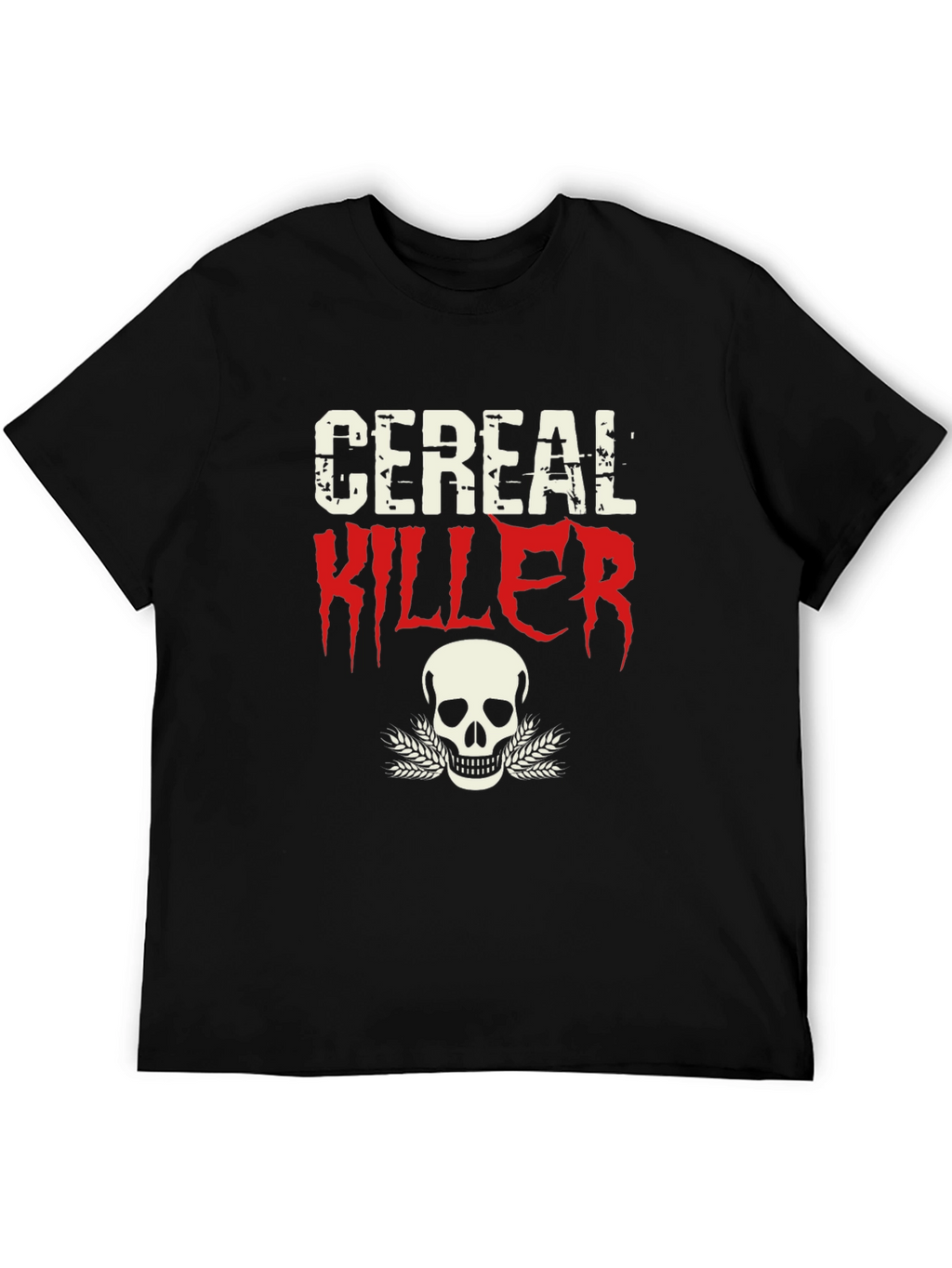 Cereal Killer T-Shirt - Skull Graphic Tee