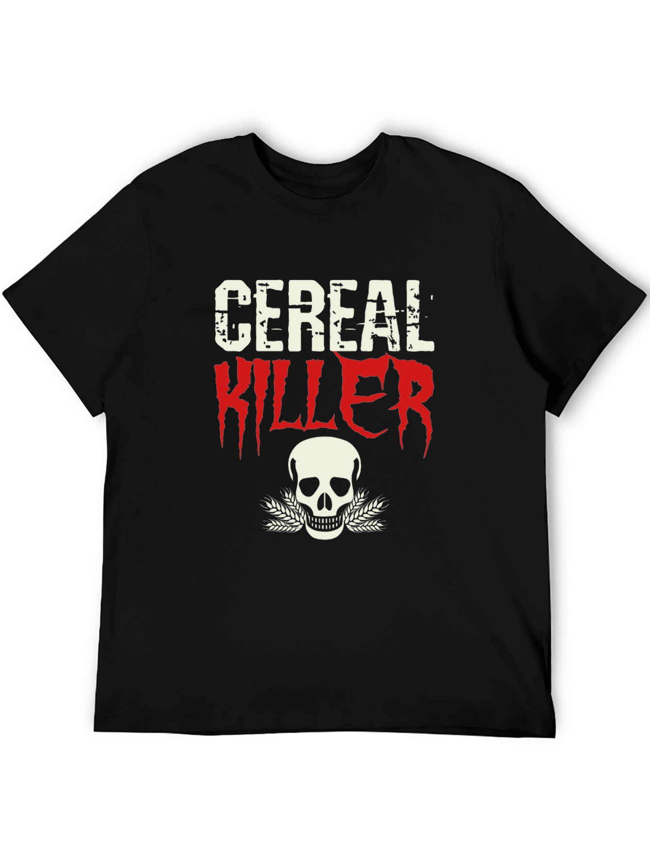 Cereal Killer T-Shirt - Skull Graphic Tee