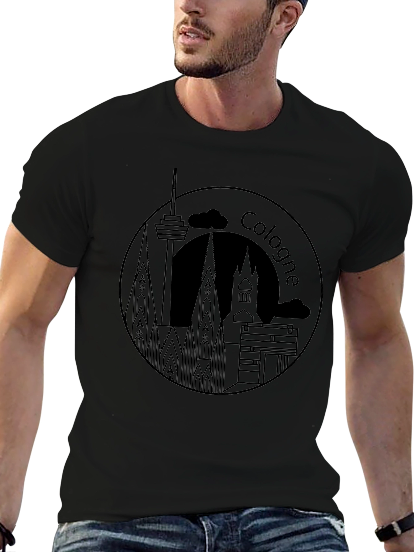 Cologne Skyline T-Shirt - Cityscape Tee