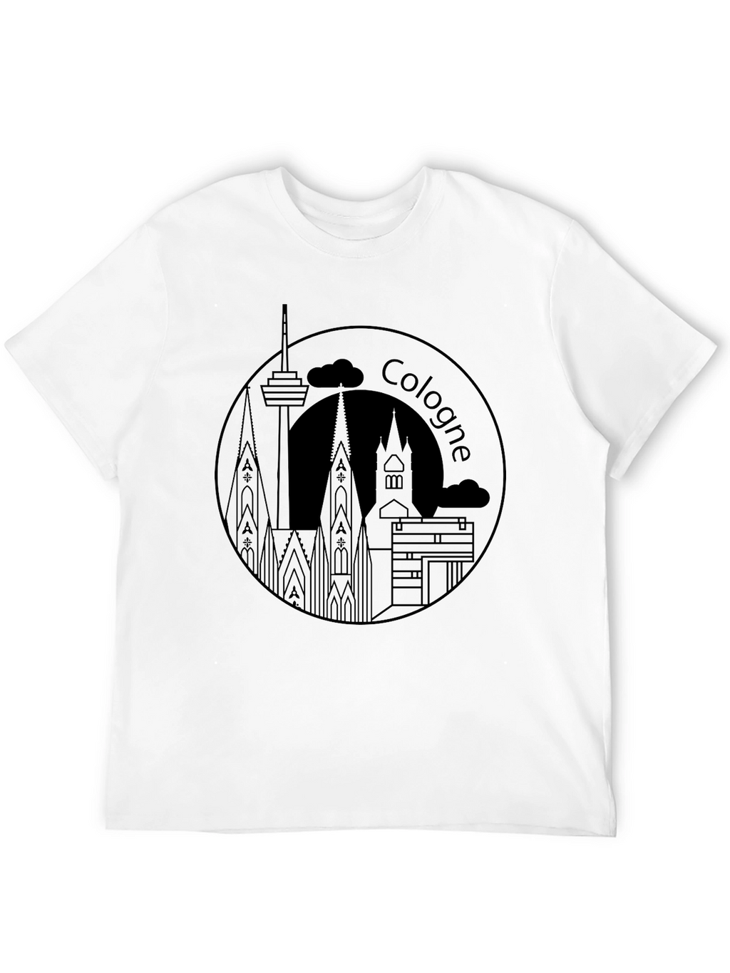 Cologne Skyline T-Shirt - Cityscape Tee