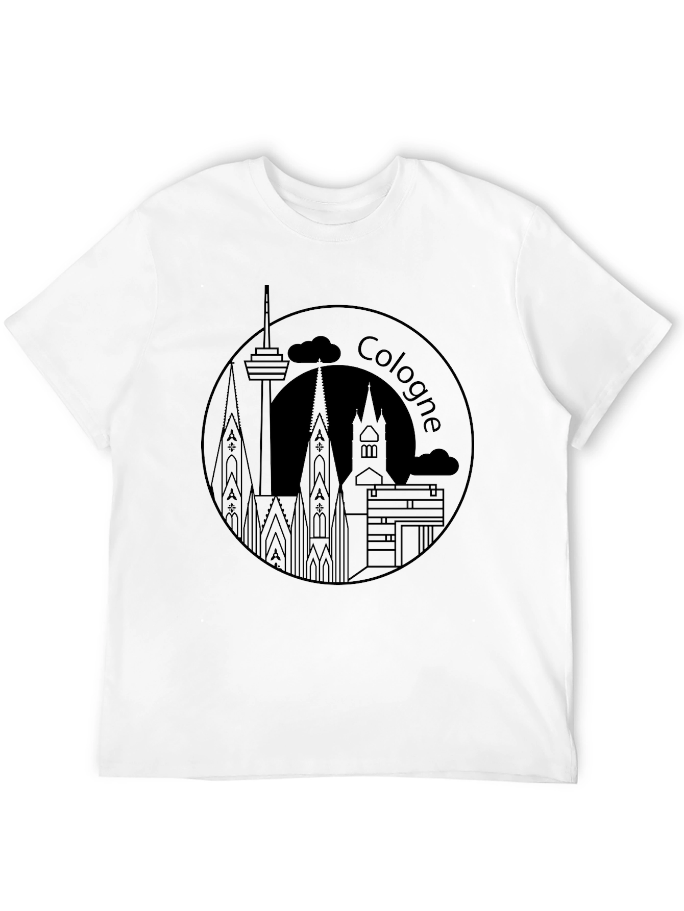 Cologne Skyline T-Shirt - Cityscape Tee