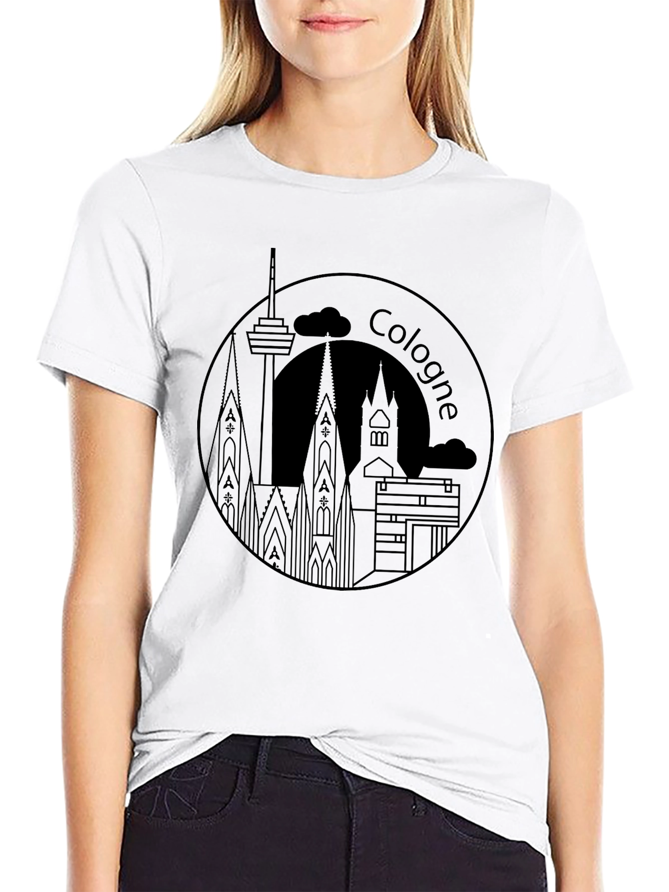 Cologne Skyline T-Shirt - Cityscape Tee