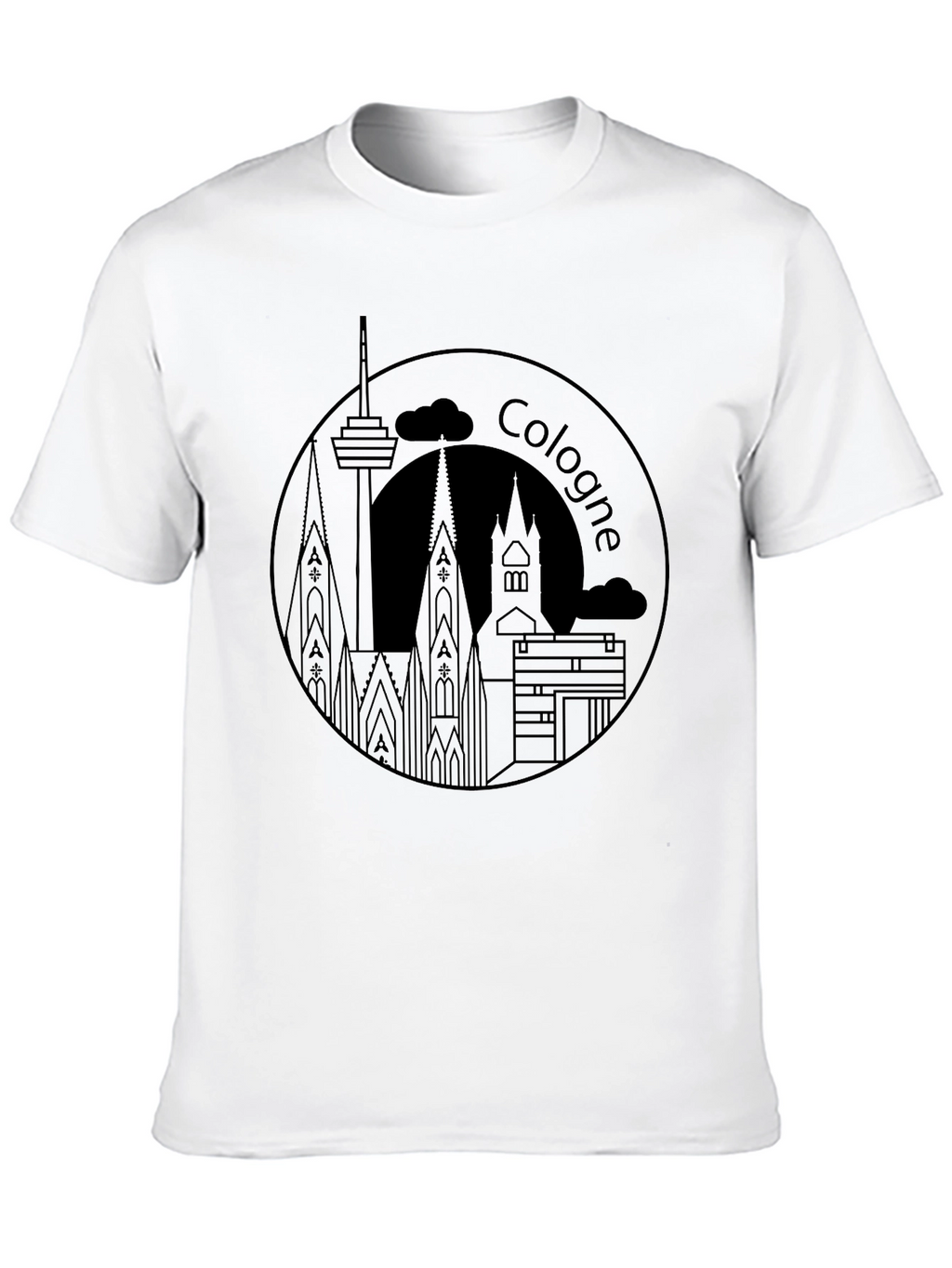 Cologne Skyline T-Shirt - Cityscape Tee