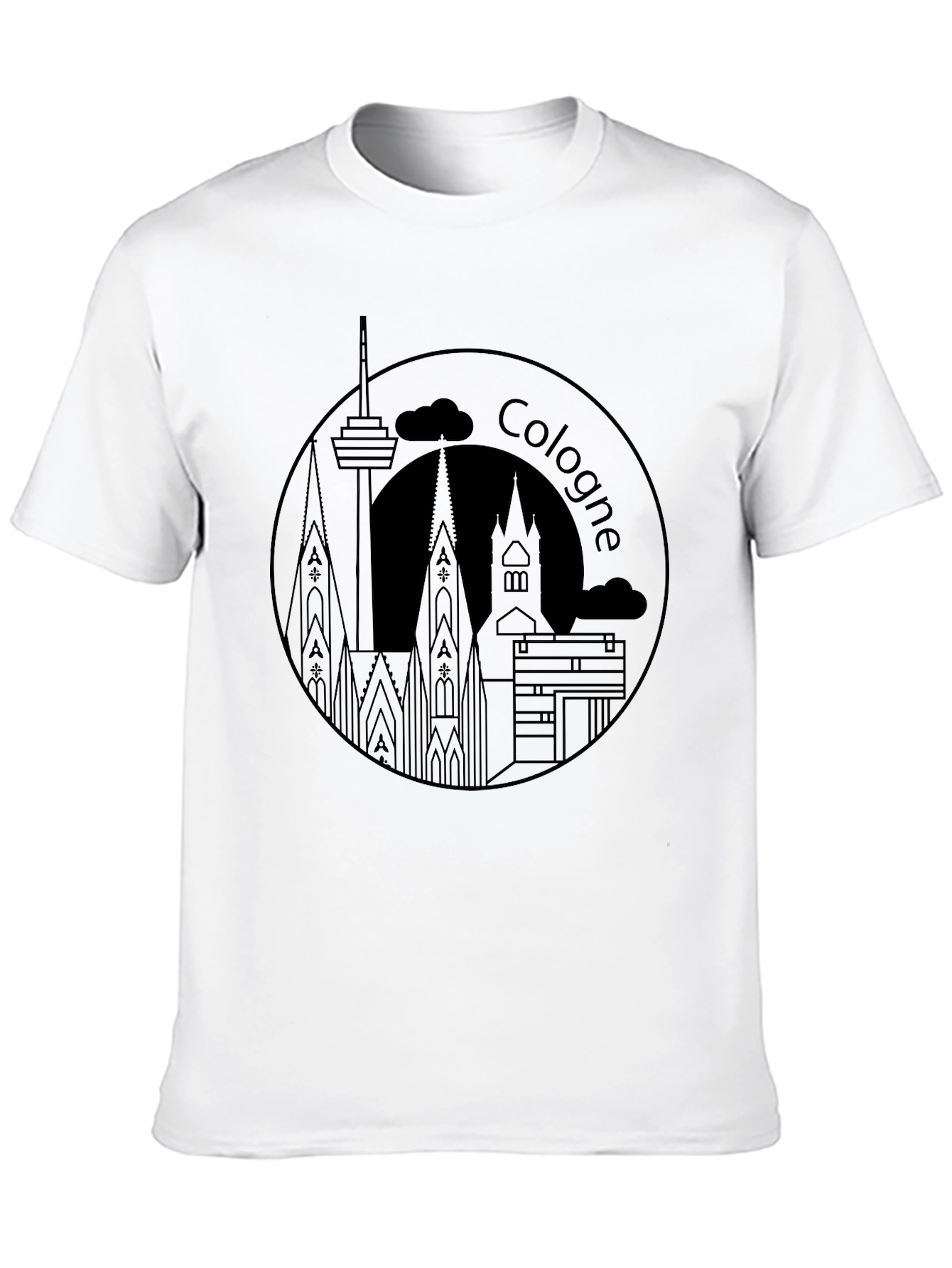Cologne Skyline T-Shirt - Cityscape Tee