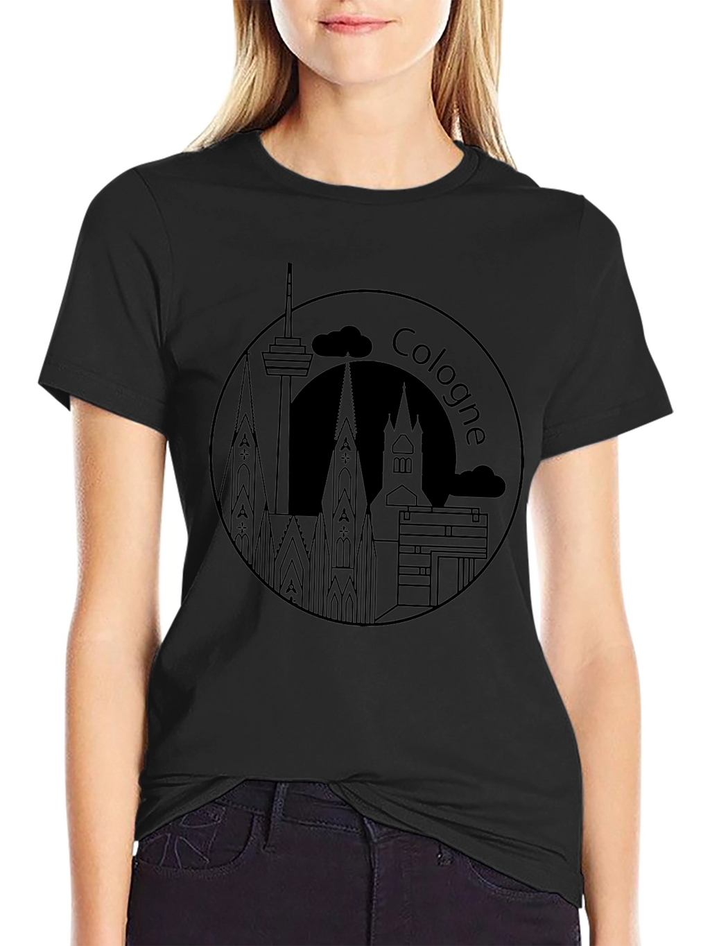 Cologne Skyline T-Shirt - Cityscape Tee