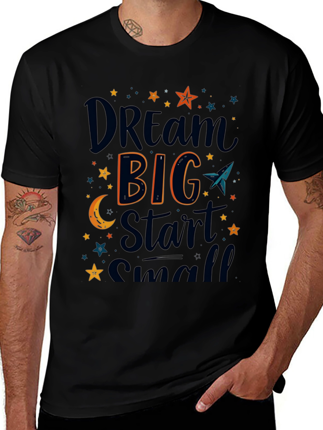 Dream Big Start Small Graphic T-Shirt