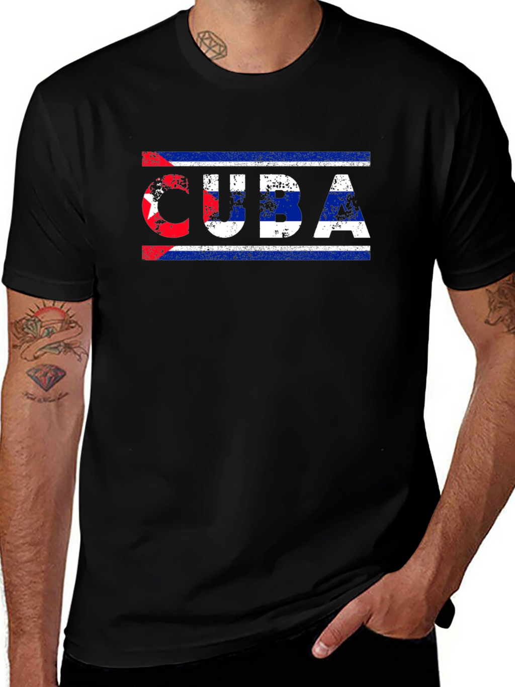 Cuba Flag Graphic T-Shirt