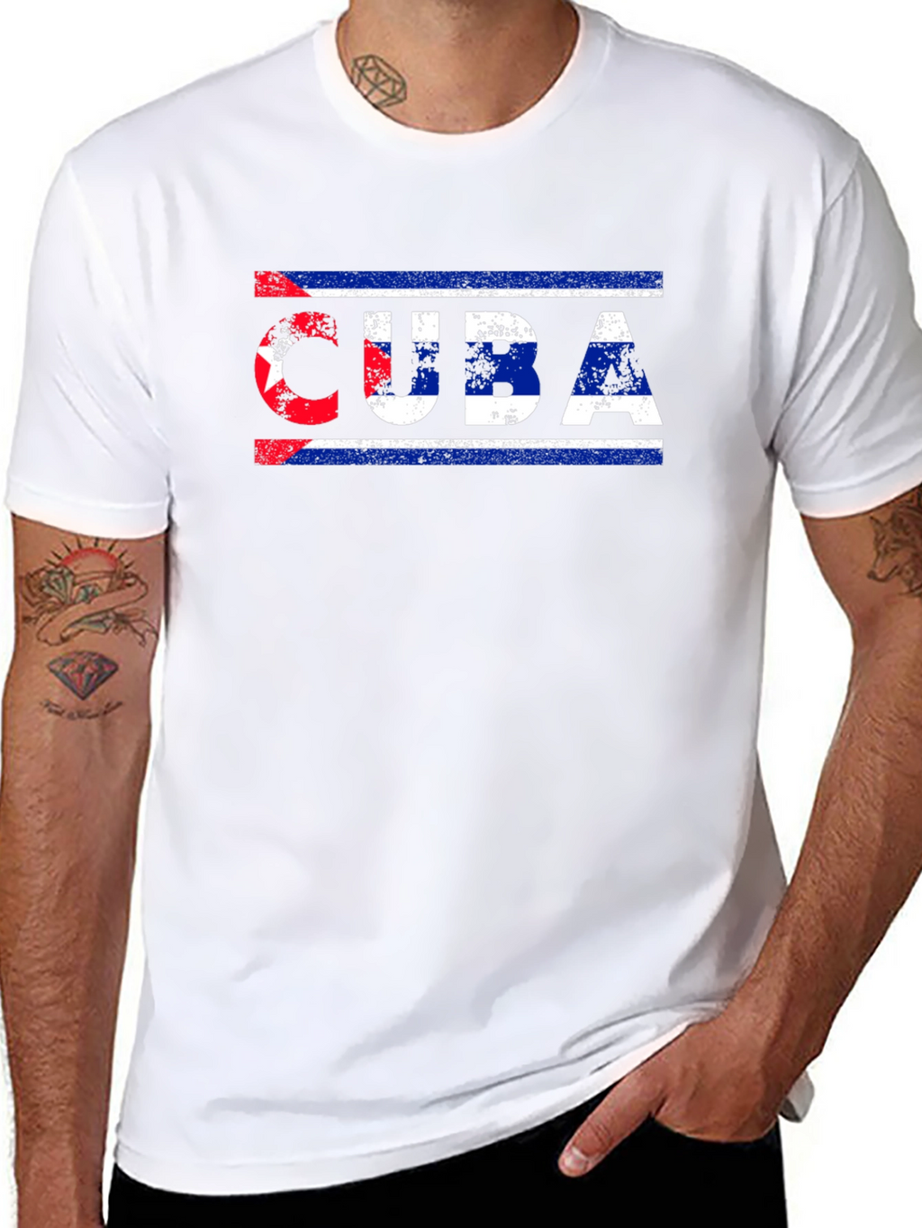 Cuba Flag Graphic T-Shirt