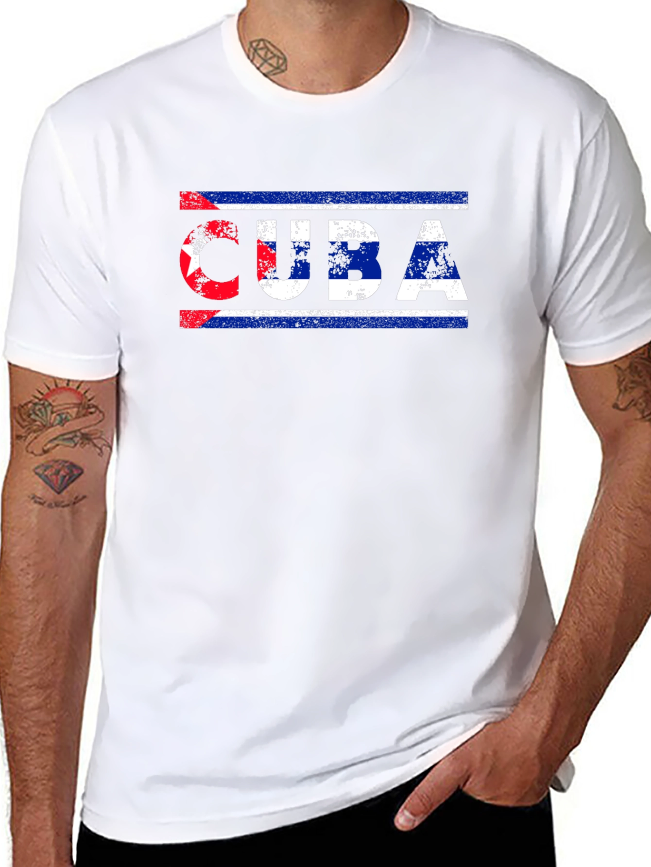 Cuba Flag Graphic T-Shirt