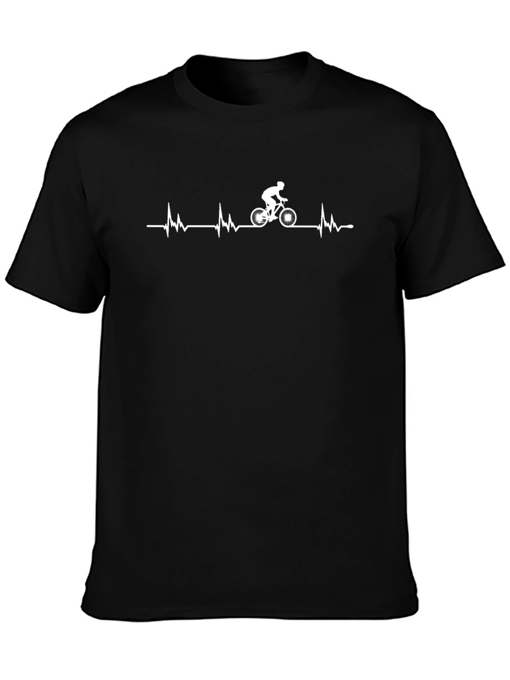 Cycling Heartbeat T-Shirt - Riders Pulse Tee