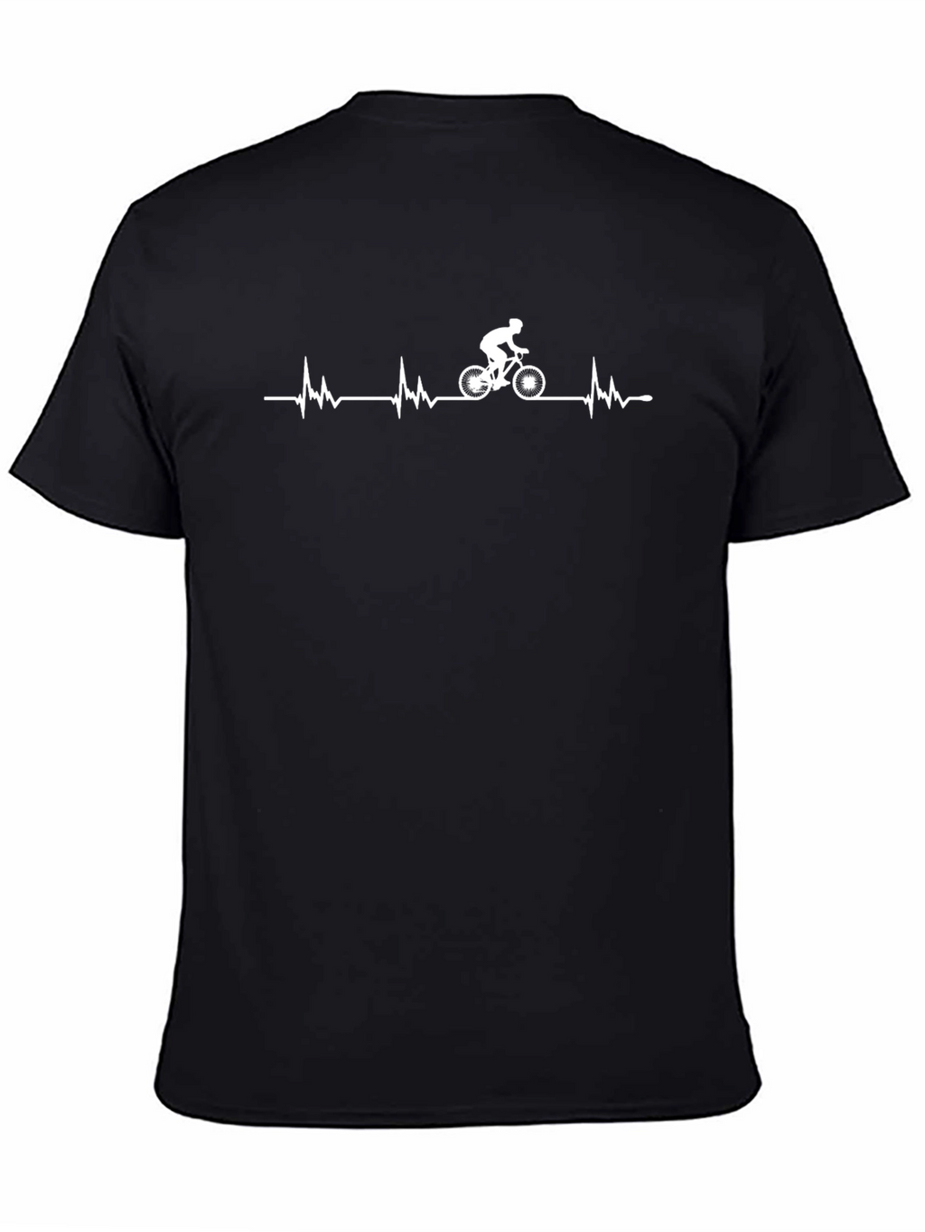 Cycling Heartbeat T-Shirt - Riders Pulse Tee