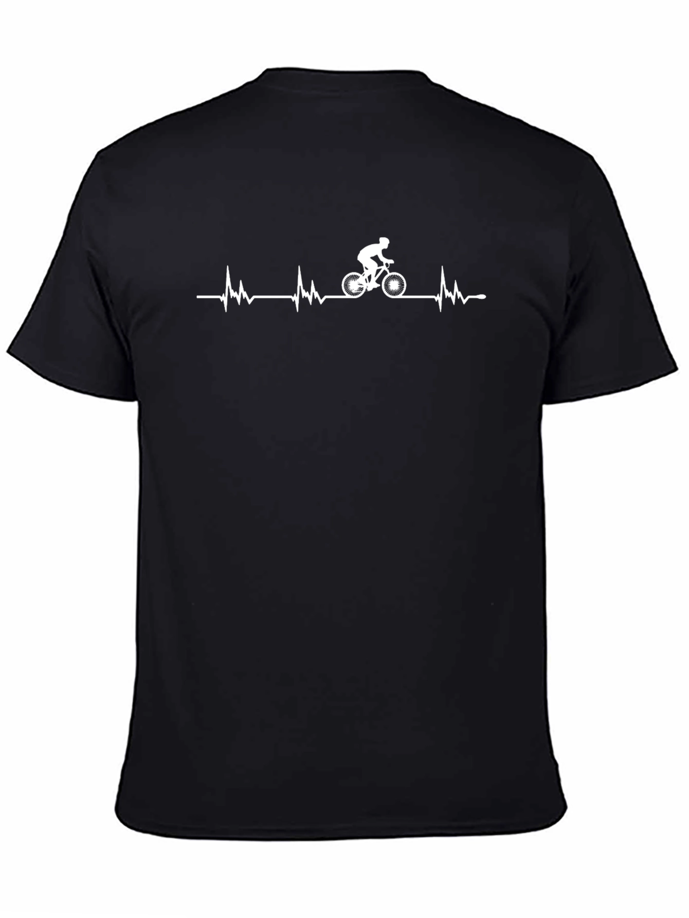 Cycling Heartbeat T-Shirt - Riders Pulse Tee