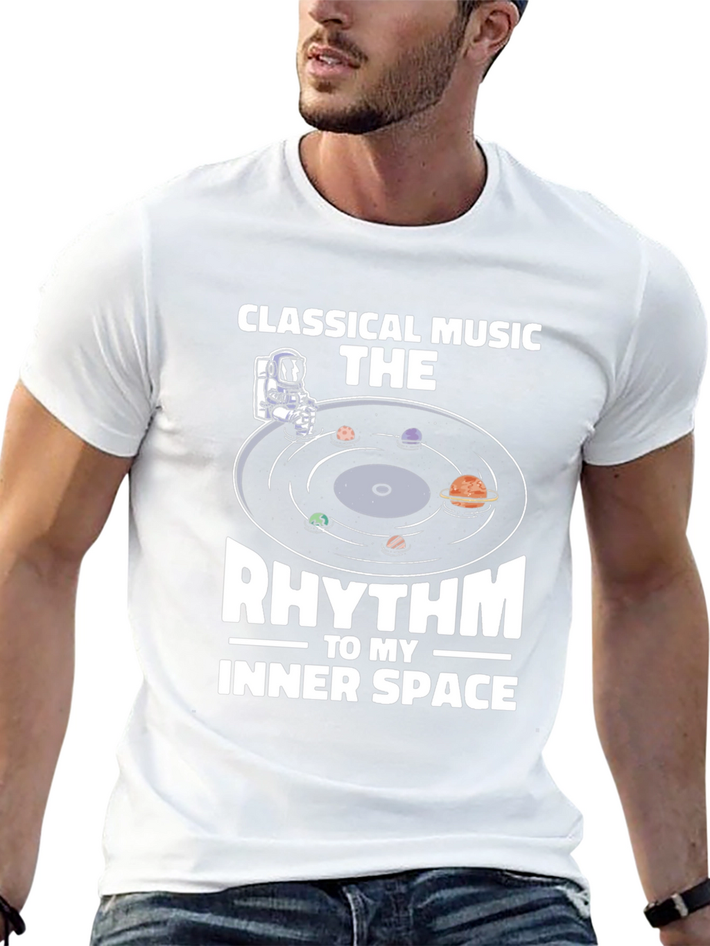 Classical Music Inner Space Rhythm Graphic T-Shirt