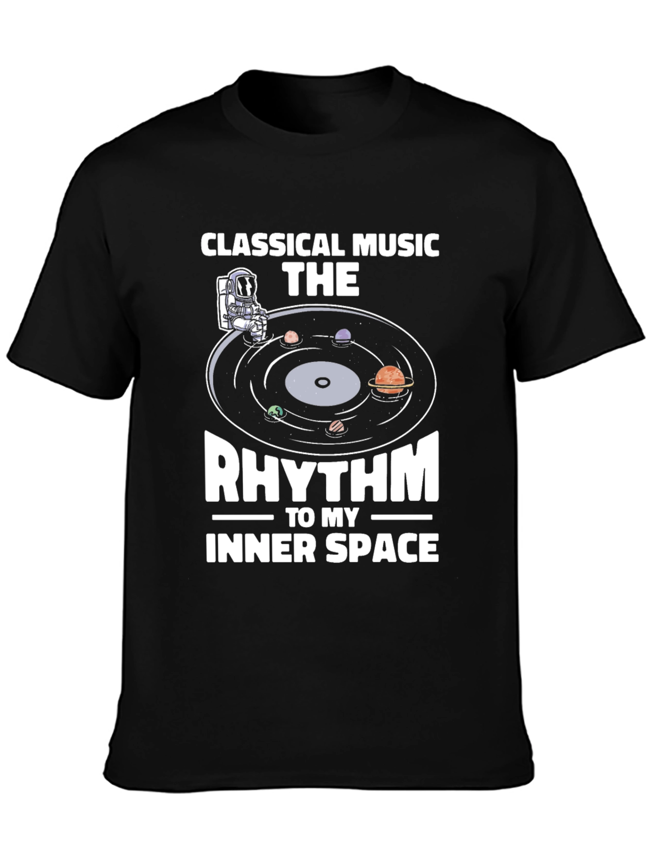 Classical Music Inner Space Rhythm Graphic T-Shirt